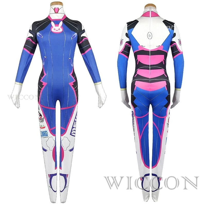 Dva Cosplay Prop - Женский комбинезон в стиле аниме, колготки,