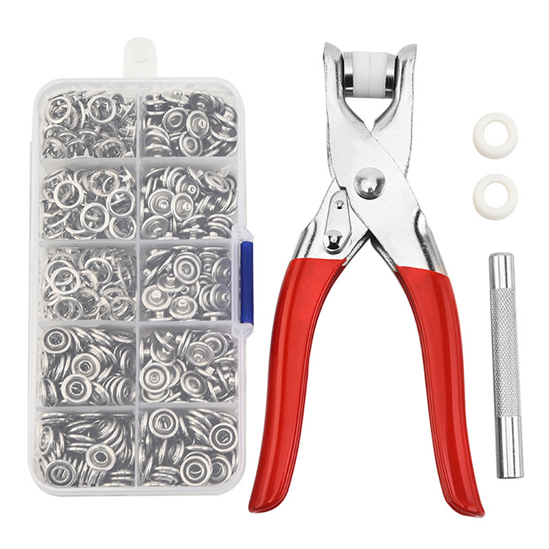 Snap Fastener Set - Новый набор застежек-кнопок с инструментом для
