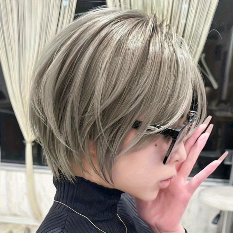 Wig Fiber Net - Синтетический многослойный короткий парик-боб для женщин,