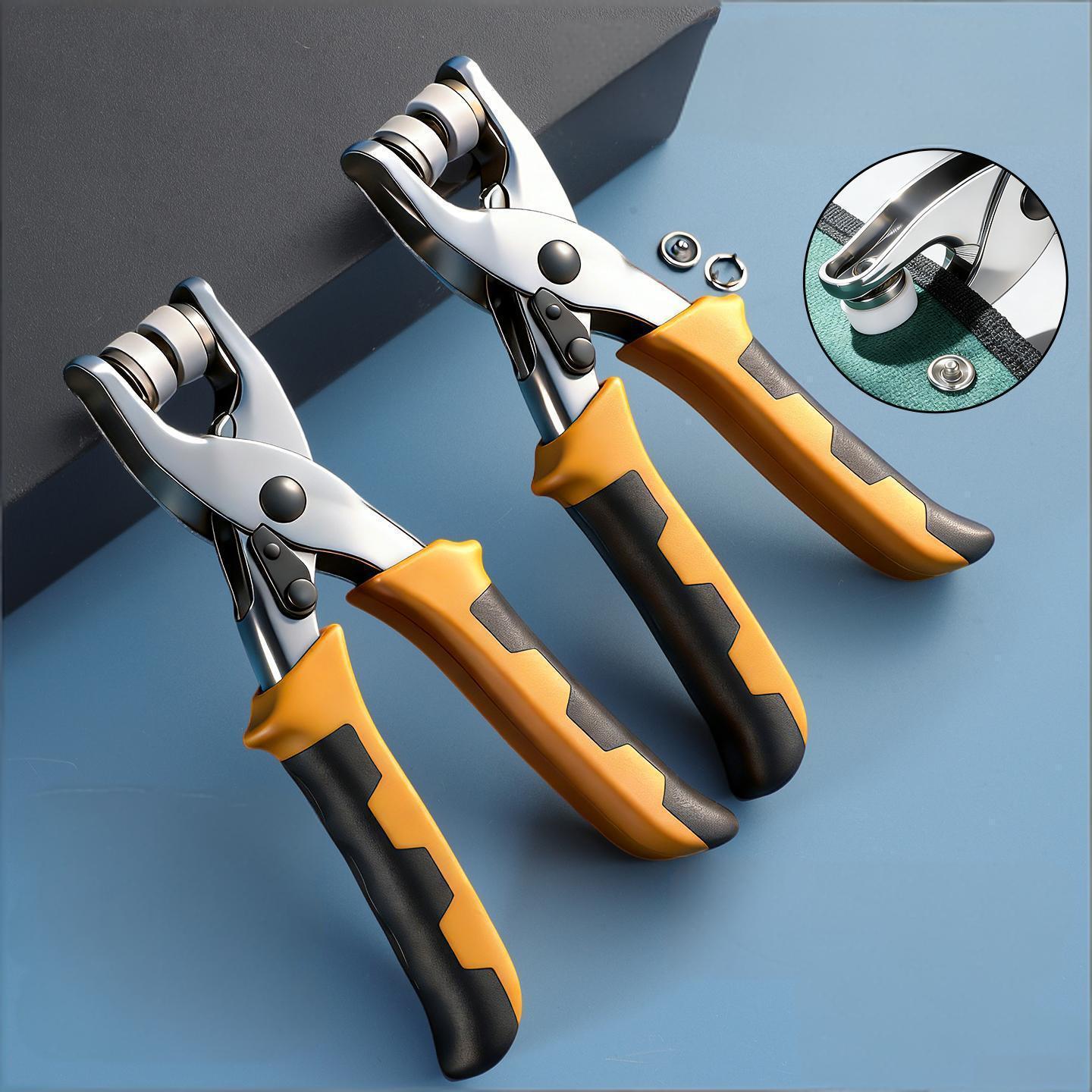 Snap Fastener Set - Набор ручных плоскогубцев для установки люверсов