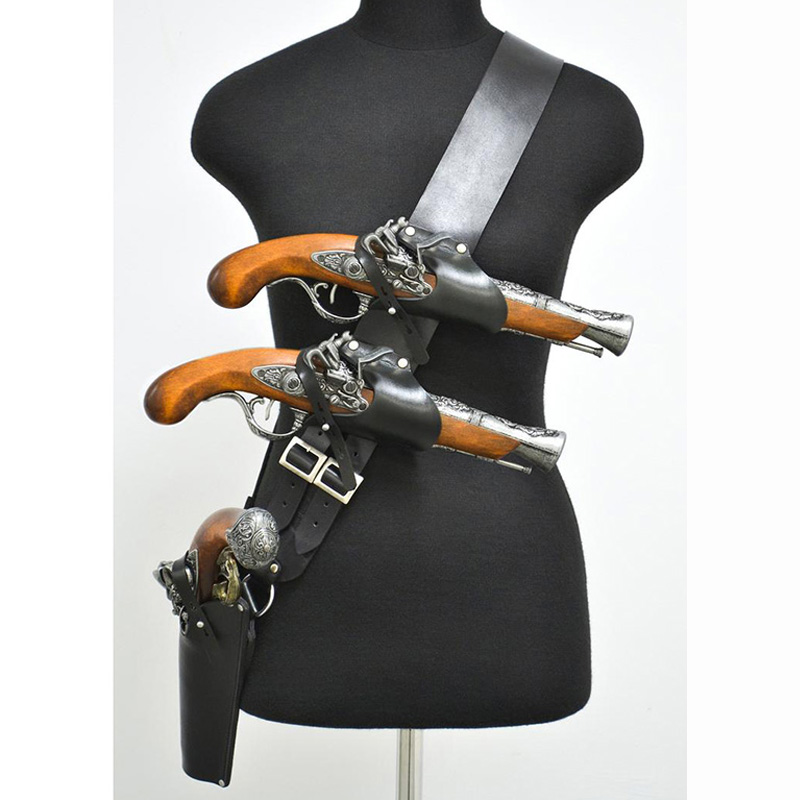 Средневековый кожаный наплечны – обзор и цена Cosplay Prop Pistol